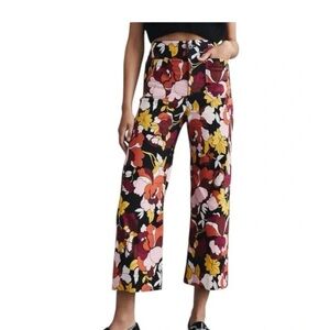 Maeve The Colette Floral Mod Print Wide Leg Pants Size 31
